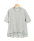 裾レース 半袖 Tシャツ