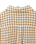 オリジナル チェック柄 ブラウス