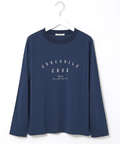 カレッジ調ロゴ 長袖 Tシャツ