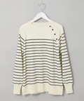 アシンメトリー ボーダー ニット【手洗いOK】