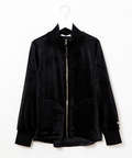 ベロアフリース ハイネック ブルゾン