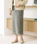 ラメ ニット スカート