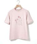 フラワーモチーフ 半袖 Tシャツ