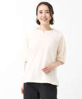 格子柄 ジャカード カットソー