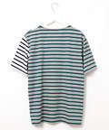 スノーコットン クレイジーボーダー柄 Tシャツ【接触冷感】