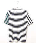 スノーコットン クレイジーボーダー柄 Tシャツ【接触冷感】