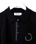 ロゴプリント ニット ポロシャツ【ZERO POLO SHIRT】