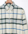 チェック柄 ボタンダウン シャツ