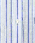 サッカー ストライプ ボタンダウン シャツ 【日本製生地】【接触冷感】