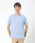 サッカー素材 ストライプ柄 Tシャツ