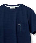 スノーコットン シャドーボーダー Tシャツ【接触冷感】