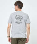 サークルロゴ バックプリント Tシャツ【吸汗速乾】
