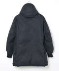 フード付き 切り替え ダウンコート