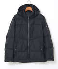 フード付き  スタンドカラー ダウンジャケット