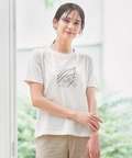 マップ柄 サイドスリット Tシャツ【吸汗速乾】