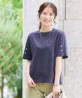 スリットスリーブ Tシャツ【接触冷感】
