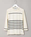 ハイネック ボーダー カットソー