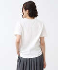 スノーコットン フロントギャザー Tシャツ【接触冷感】