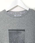 スムース ロゴプリント チュニック丈 Tシャツ