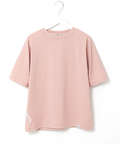 プレーティング天竺 切り替えロゴ Tシャツ【接触冷感】