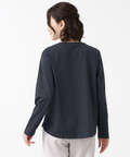 プレーティング天竺 リブ襟 Tシャツ 【吸汗速乾】【シワになりにくい】