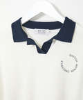 スキッパー ニット ポロシャツ【ZERO POLO SHIRT】