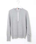 ハーフジップ プルオーバー ニット