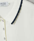 襟パイピング ニット ポロシャツ【ZERO POLO SHIRT】
