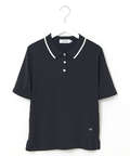 襟パイピング ニット ポロシャツ【ZERO POLO SHIRT】