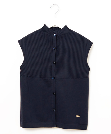 フレンチスリーブ ニット ベスト