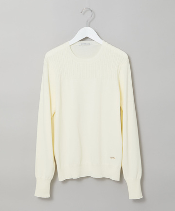 ケーブル編み ニットプルオーバー【手洗いOK】【オンラインショップ・一部店舗限定】