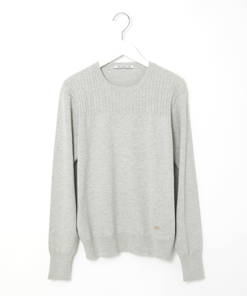 ケーブル編み ニットプルオーバー【手洗いOK】【オンラインショップ・一部店舗限定】