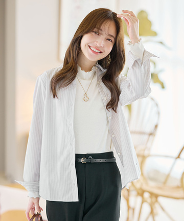 ノンアイロン ブラウス 【シワになりにくい】
