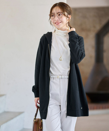 裏毛 チュニック パーカー【オンラインショップ限定】