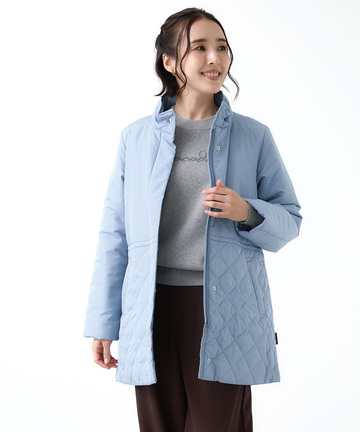 キルティング切り替え 中綿 ジャケット【撥水加工】