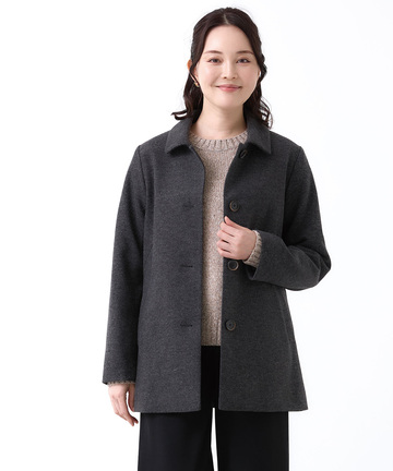 ウールライク ミドル コート