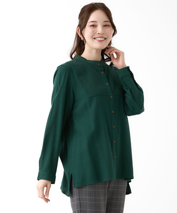 刺繍 ヨークデザイン チュニック