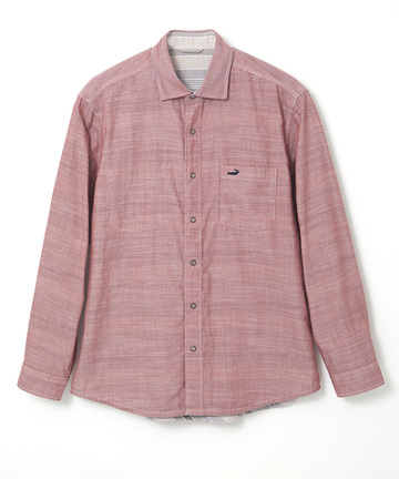 ダブルガーゼ マルチボーダー リバーシブルシャツ【吸汗速乾】