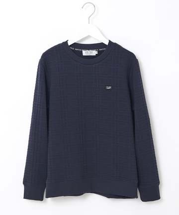 ブリスター チェック柄 トレーナー