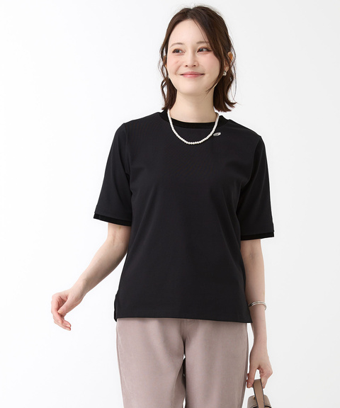 ベロア配色 Tシャツ