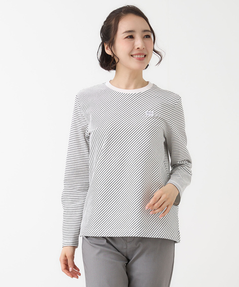 天竺 バイヤスボーダー 長袖Tシャツ