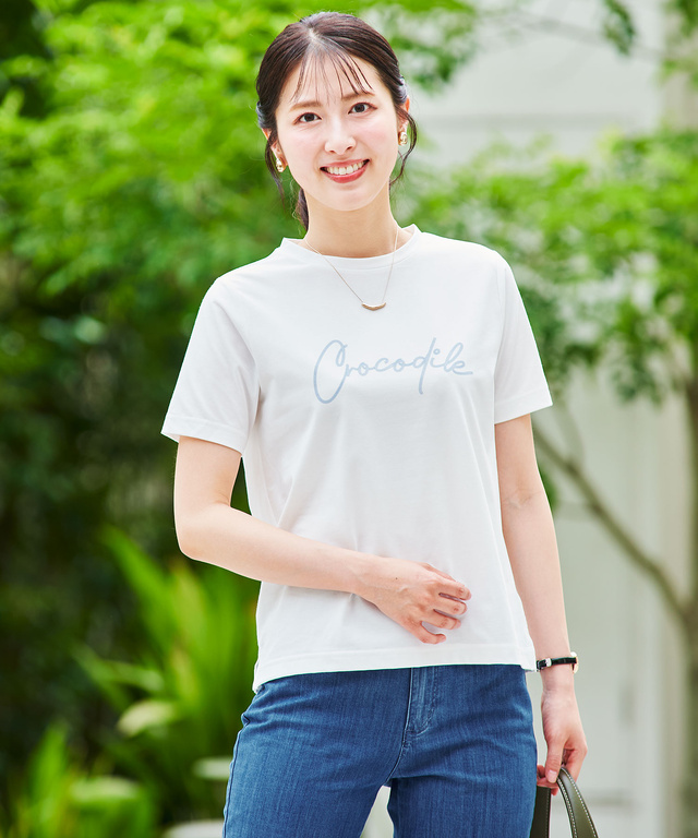 プレーティング天竺 ロゴ Tシャツ