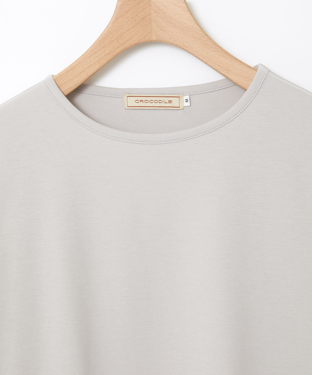 布帛 ドッキング カットソー