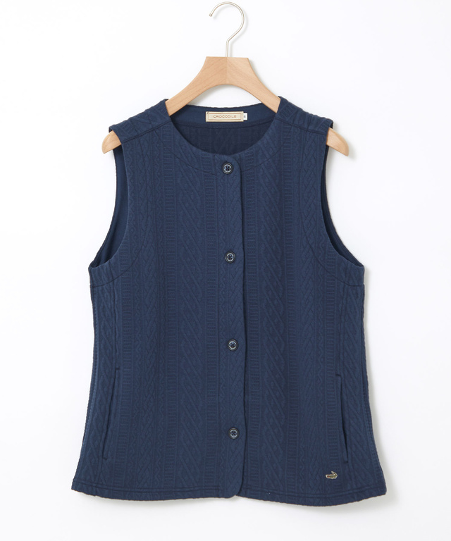 ジャガード カット ベスト