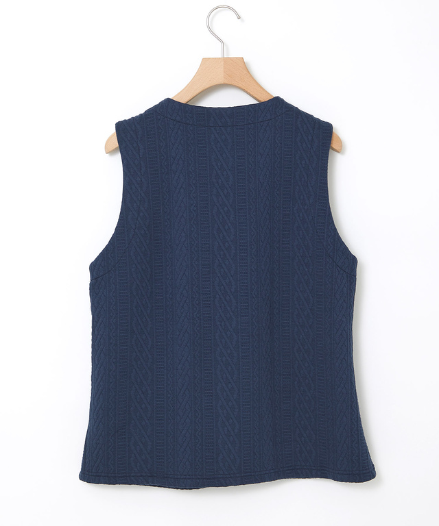 ジャガード カット ベスト