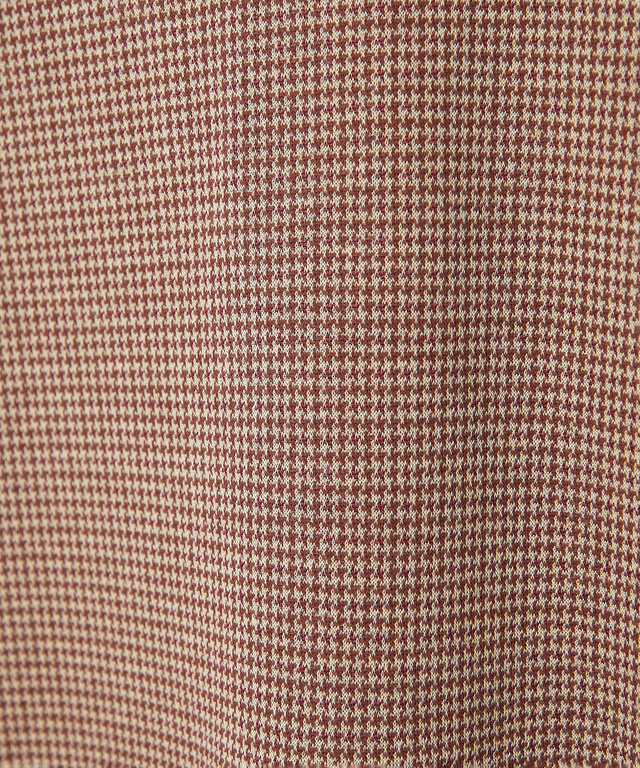 千鳥柄 ドッキング チュニック