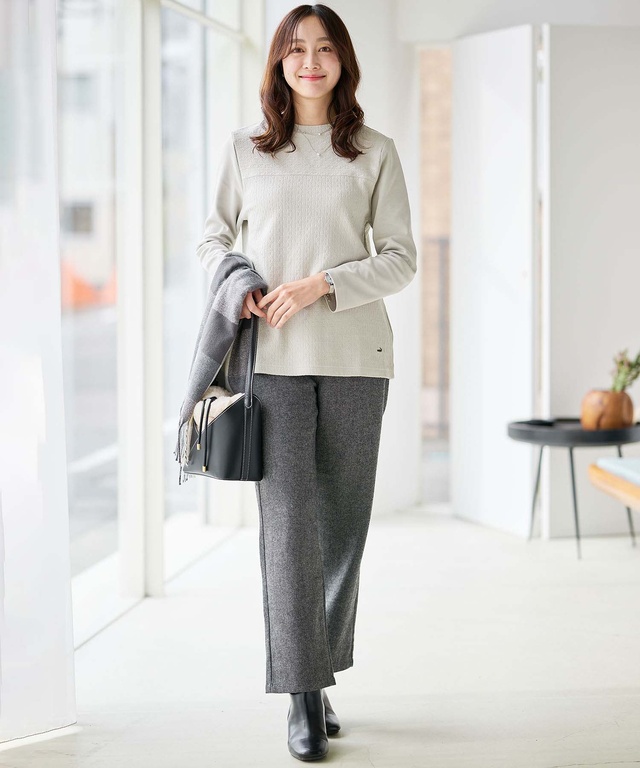 ジャカード 切り替え カットソー