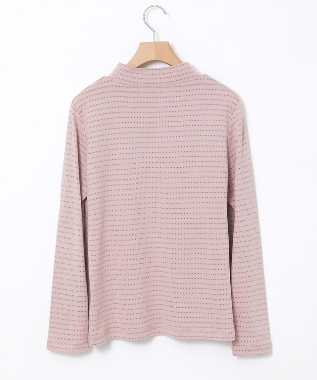 コットン ハイネック カットソー