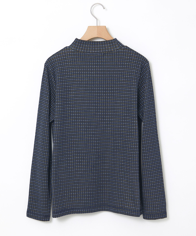 コットン ハイネック カットソー