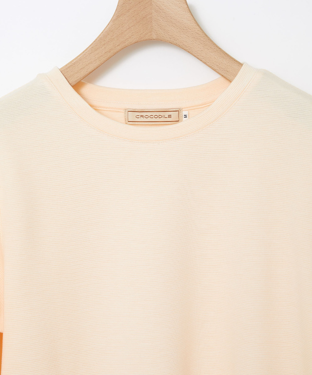 ダブルフェイス クルーネック カットソー